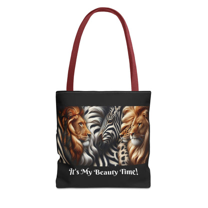 Safari Animals Tote Bag - Tropical Tote, Exotic Animal Lover Gift, Shopping Bag, Safari Shoulder Purse, Eco-Friendly Shoulder Bag