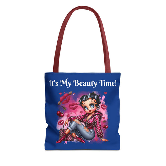 Betty Boop Kisses Tote Bag - Retro Cartoon Character Shoulder Bag - Fun Feminine Purse - Carryall Handbag - Essentials Tote Bag - Overnight Weekend Bag