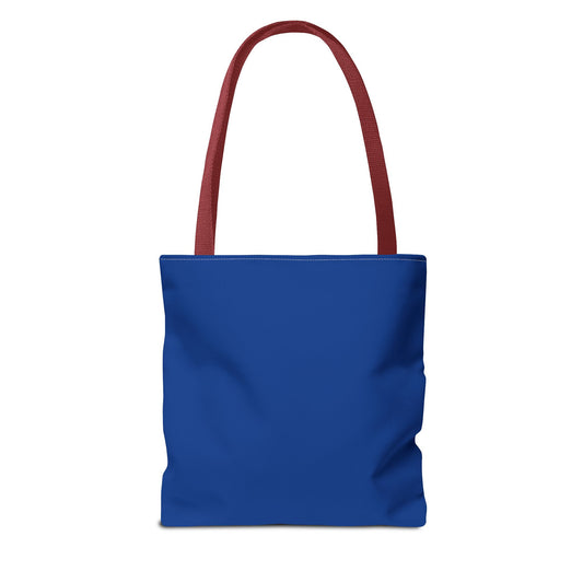 Tote Bag Blue Colorful Hair Horse - Vibrant Animal Print Shoulder Bag, Horse Lover Gift, Unique Artwork Grocery Tote, Market Tote,