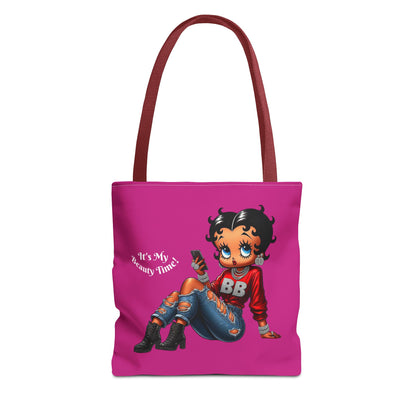 Tote Bag Pink Betty Boop Chillin - Stylish Carryall, Chic Handbag, Fun Everyday Purse