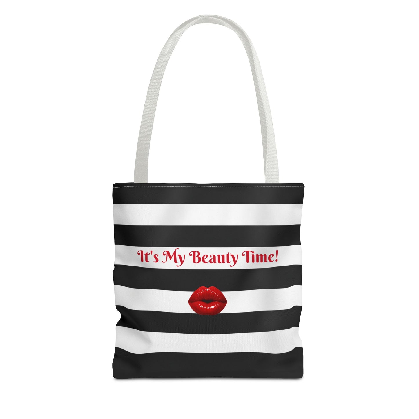Tote Bag Striped - Stylish Carryall, Chic Purse, Essentials Handbag, Durable Shoulder Tote Bag