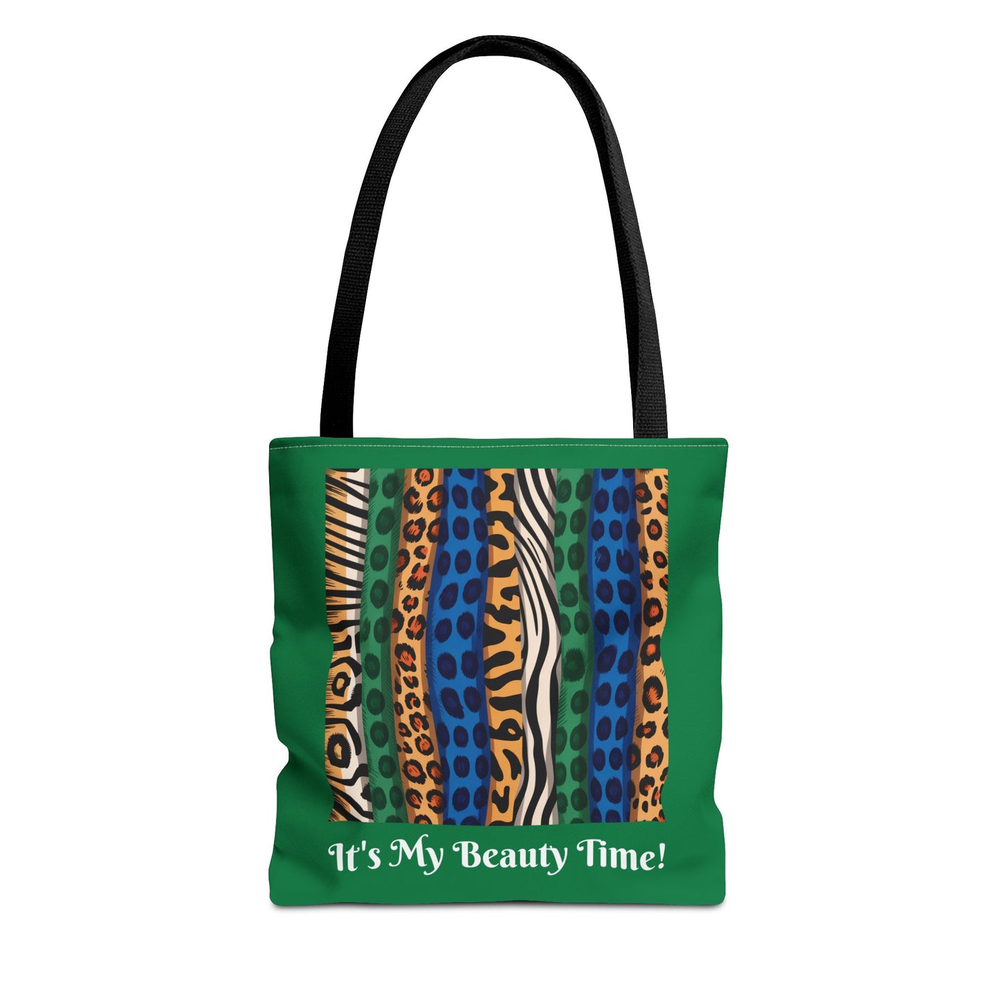 Exotic Colors Green Tote Bag - Stylish Carryall, Chic Shoulder Purse, Everyday Handbag, Animal Prints