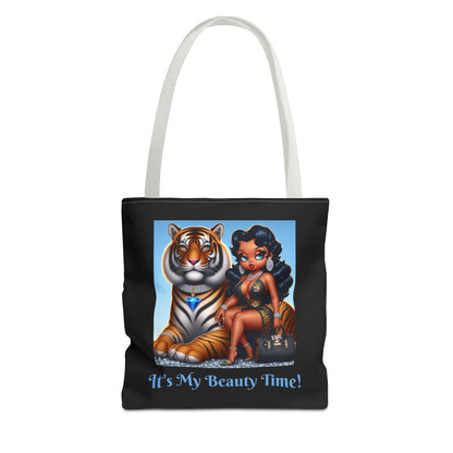 Betty Boop and Tiger Tote Bag - Chic Stylish Bag, Fashionable Carryall, Cute Shoulder Purse, Unique Handbag