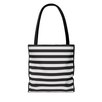 Tote Bag Striped - Stylish Carryall, Chic Purse, Essentials Handbag, Durable Shoulder Tote Bag
