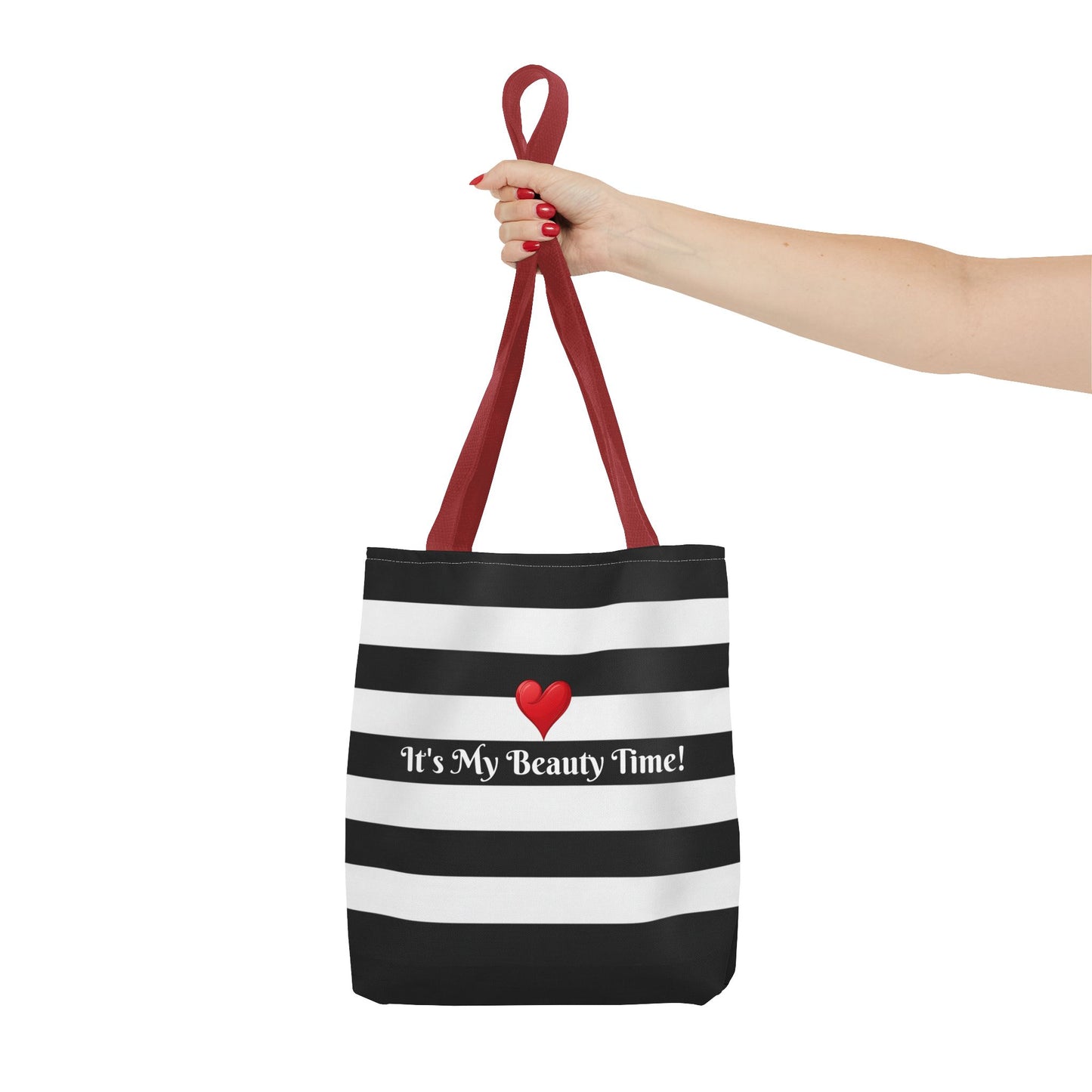 Tote Bag Striped - Stylish Carryall, Chic Purse, Essentials Handbag, Durable Shoulder Tote Bag