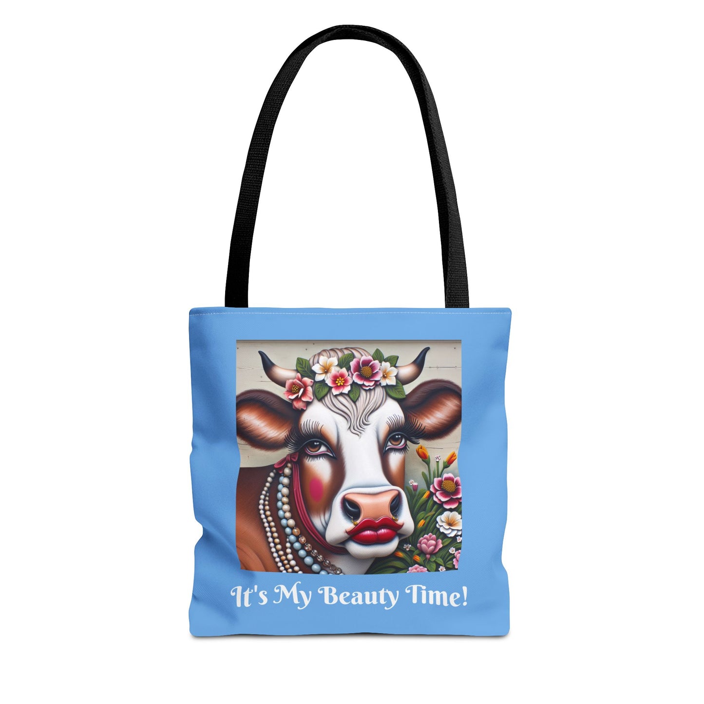Captivating Cow Tote Bag - Cute Farm Animal Carryall, Funny Barnyard Chic Tote, Back To School,  Shopping Bag, Cow Print Purse