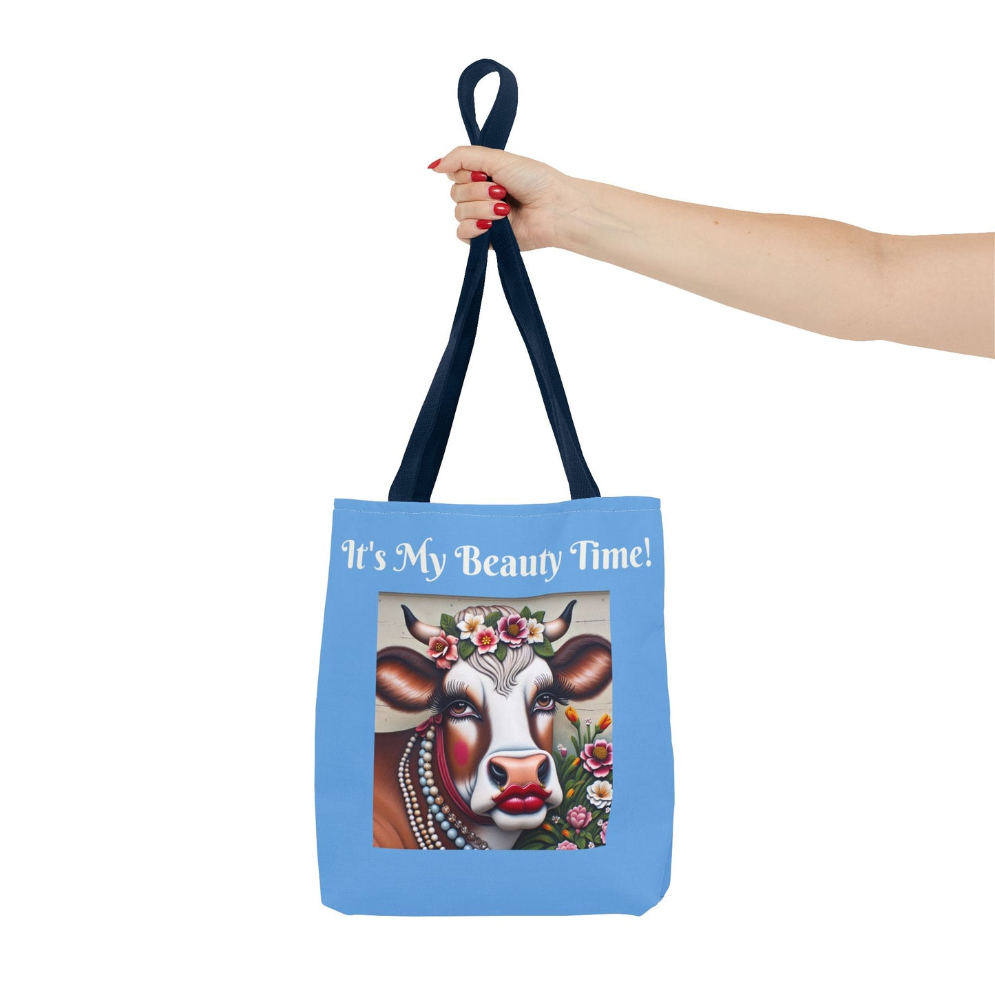 Captivating Cow Tote Bag - Cute Farm Animal Carryall, Funny Barnyard Chic Tote, Back To School,  Shopping Bag, Cow Print Purse