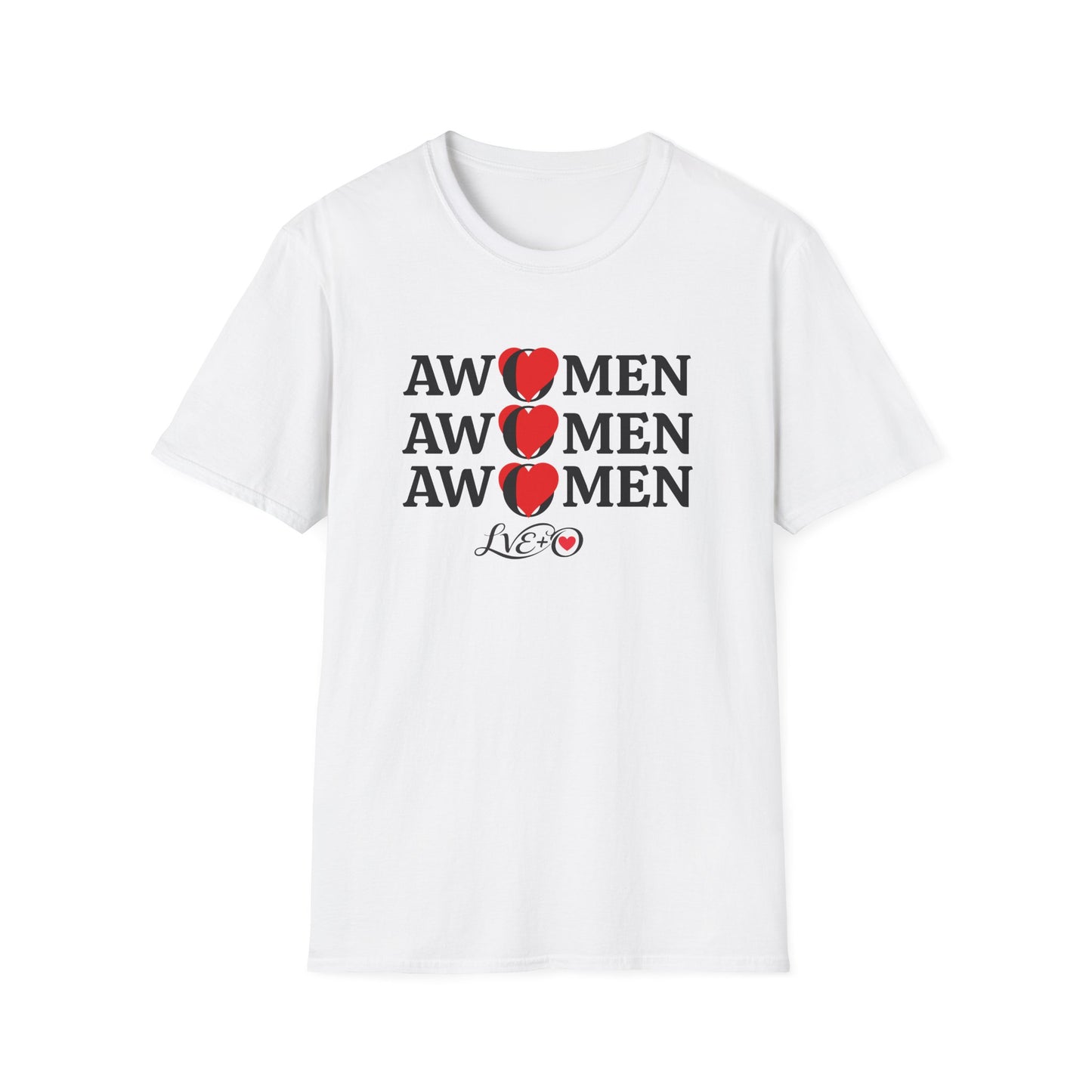 AWOMEN Unisex T-Shirt, Gender Neutral Tee, Feminist Empowerment Shirt, Women's Rights Apparel, Activist Protest Top