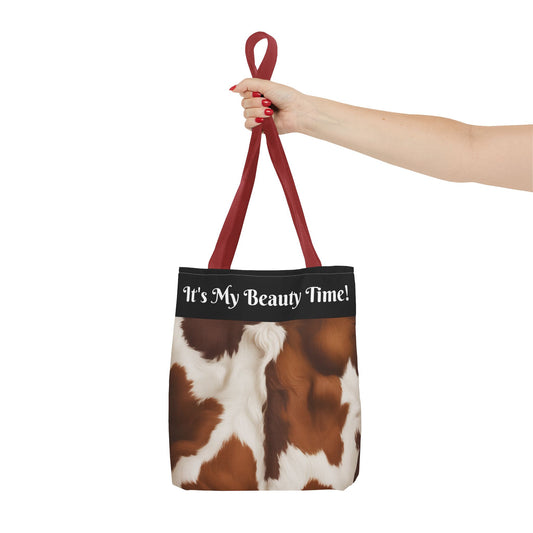 Purse Cowhide Print - Stylish All-Over-Print Tote Bag, Chic Carryall, Animal Print Shoulder Handbag