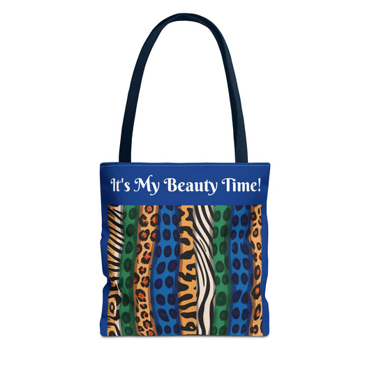 Exotic Colors Blue Tote Bag - Stylish and Trendy Bag for Beauty Lovers, Great for Shopping, Weekend Getaways, Gym, or Everyday Use!