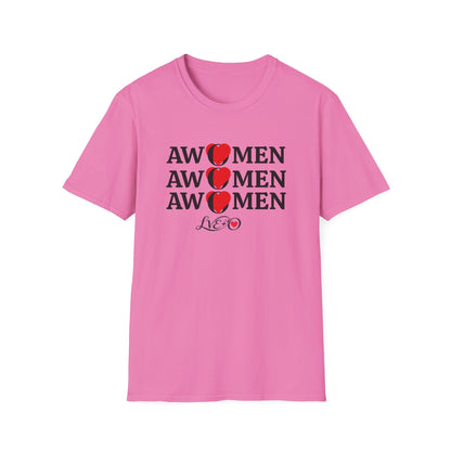 AWOMEN Unisex T-Shirt, Gender Neutral Tee, Feminist Empowerment Shirt, Women's Rights Apparel, Activist Protest Top